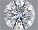 Natural Diamond 0.42 Carats, Round with Excellent Cut, H Color, SI2 Clarity and Certified by GIA