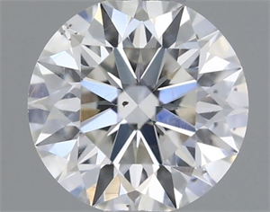 Picture of Natural Diamond 0.42 Carats, Round with Excellent Cut, H Color, SI2 Clarity and Certified by GIA