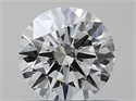 Natural Diamond 0.41 Carats, Round with Excellent Cut, I Color, VS2 Clarity and Certified by GIA