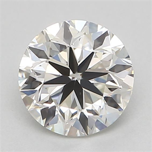 Picture of Natural Diamond 0.51 Carats, Round with Very Good Cut, I Color, VS2 Clarity and Certified by GIA