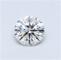 Natural Diamond 0.42 Carats, Round with Very Good Cut, E Color, SI1 Clarity and Certified by GIA