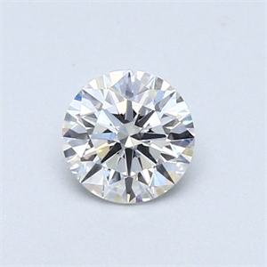 Picture of Natural Diamond 0.42 Carats, Round with Very Good Cut, E Color, SI1 Clarity and Certified by GIA