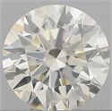 Natural Diamond 0.60 Carats, Round with Excellent Cut, I Color, SI1 Clarity and Certified by IGI