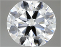 Natural Diamond 0.40 Carats, Round with Very Good Cut, H Color, VS2 Clarity and Certified by GIA