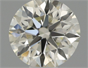 Natural Diamond 0.40 Carats, Round with Excellent Cut, K Color, VS1 Clarity and Certified by IGI