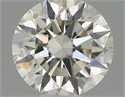 Natural Diamond 0.40 Carats, Round with Excellent Cut, H Color, VS2 Clarity and Certified by IGI