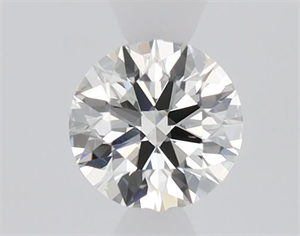 Picture of Natural Diamond 0.40 Carats, Round with Excellent Cut, I Color, VS2 Clarity and Certified by GIA