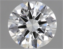 Natural Diamond 0.40 Carats, Round with Very Good Cut, H Color, VS1 Clarity and Certified by GIA