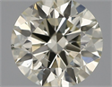 Natural Diamond 0.40 Carats, Round with Excellent Cut, K Color, SI1 Clarity and Certified by IGI