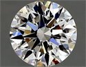 Natural Diamond 1.54 Carats, Round with Excellent Cut, G Color, VVS2 Clarity and Certified by GIA