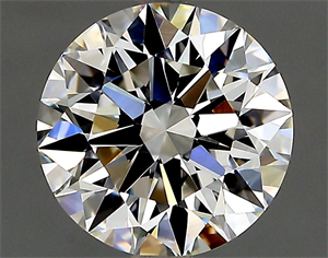 Picture of Natural Diamond 1.54 Carats, Round with Excellent Cut, G Color, VVS2 Clarity and Certified by GIA