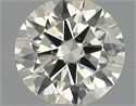 Natural Diamond 0.40 Carats, Round with Excellent Cut, K Color, SI1 Clarity and Certified by IGI