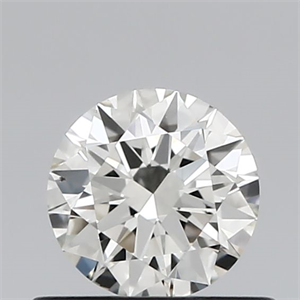 Picture of Natural Diamond 0.50 Carats, Round with Excellent Cut, I Color, VS2 Clarity and Certified by IGI