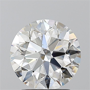 Picture of Natural Diamond 2.15 Carats, Round with Excellent Cut, F Color, VS2 Clarity and Certified by GIA