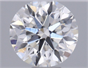 Natural Diamond 0.41 Carats, Round with Excellent Cut, G Color, VS2 Clarity and Certified by GIA