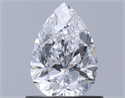 Natural Diamond 0.75 Carats, Pear with  Cut, D Color, VS2 Clarity and Certified by GIA