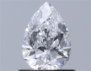 Picture of Natural Diamond 0.75 Carats, Pear with  Cut, D Color, VS2 Clarity and Certified by GIA