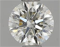 Natural Diamond 0.61 Carats, Round with Excellent Cut, J Color, VVS2 Clarity and Certified by IGI