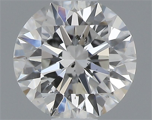 Picture of Natural Diamond 0.50 Carats, Round with Excellent Cut, F Color, SI2 Clarity and Certified by GIA