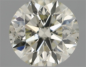 Picture of Natural Diamond 0.50 Carats, Round with Excellent Cut, J Color, SI1 Clarity and Certified by IGI