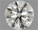 Natural Diamond 0.50 Carats, Round with Very Good Cut, J Color, VVS2 Clarity and Certified by GIA