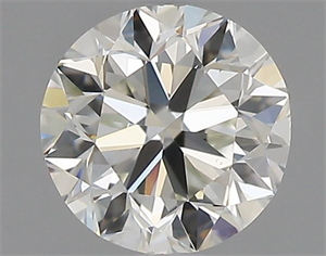 Picture of Natural Diamond 0.50 Carats, Round with Very Good Cut, J Color, VVS2 Clarity and Certified by GIA