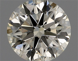 Picture of Natural Diamond 0.51 Carats, Round with Excellent Cut, K Color, VS2 Clarity and Certified by IGI