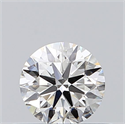 Natural Diamond 0.40 Carats, Round with Very Good Cut, H Color, VVS2 Clarity and Certified by GIA