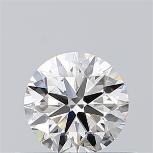 Picture of Natural Diamond 0.40 Carats, Round with Very Good Cut, H Color, VVS2 Clarity and Certified by GIA