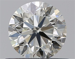 Picture of Natural Diamond 0.46 Carats, Round with Very Good Cut, K Color, VS1 Clarity and Certified by GIA