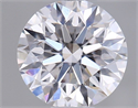 Natural Diamond 0.45 Carats, Round with Excellent Cut, F Color, SI1 Clarity and Certified by GIA