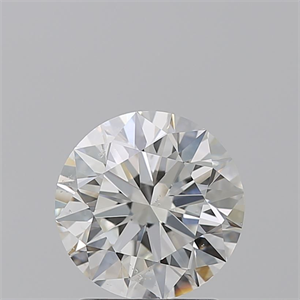 Picture of Natural Diamond 2.01 Carats, Round with Excellent Cut, H Color, SI2 Clarity and Certified by GIA