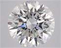 Natural Diamond 6.01 Carats, Round with Excellent Cut, E Color, VS2 Clarity and Certified by GIA