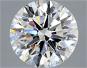 Natural Diamond 2.12 Carats, Round with Excellent Cut, I Color, SI1 Clarity and Certified by GIA