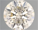 Natural Diamond 0.49 Carats, Round with Excellent Cut, J Color, VVS2 Clarity and Certified by IGI