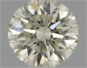 Natural Diamond 0.41 Carats, Round with Excellent Cut, K Color, SI2 Clarity and Certified by IGI