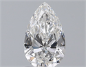 Natural Diamond 0.96 Carats, Pear with  Cut, F Color, VVS1 Clarity and Certified by GIA