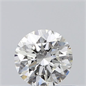 Natural Diamond 0.40 Carats, Round with Very Good Cut, H Color, SI2 Clarity and Certified by GIA