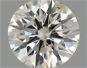 Natural Diamond 0.50 Carats, Round with Excellent Cut, I Color, I1 Clarity and Certified by IGI