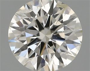 Picture of Natural Diamond 0.50 Carats, Round with Excellent Cut, I Color, I1 Clarity and Certified by IGI