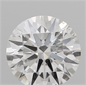 Natural Diamond 0.55 Carats, Round with Excellent Cut, F Color, I1 Clarity and Certified by GIA