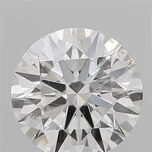 Picture of Natural Diamond 0.55 Carats, Round with Excellent Cut, F Color, I1 Clarity and Certified by GIA