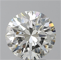 Natural Diamond 3.02 Carats, Round with Excellent Cut, I Color, VVS1 Clarity and Certified by GIA