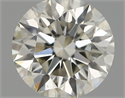 Natural Diamond 0.55 Carats, Round with Excellent Cut, I Color, VS2 Clarity and Certified by IGI