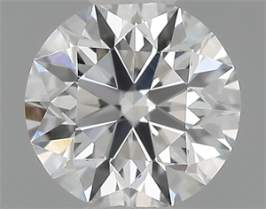 Picture of Natural Diamond 0.40 Carats, Round with Excellent Cut, F Color, VS1 Clarity and Certified by GIA