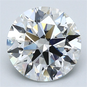 Picture of Natural Diamond 2.50 Carats, Round with Excellent Cut, G Color, VS1 Clarity and Certified by GIA