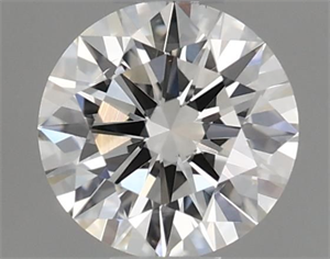 Picture of Natural Diamond 0.40 Carats, Round with Excellent Cut, H Color, VS2 Clarity and Certified by GIA