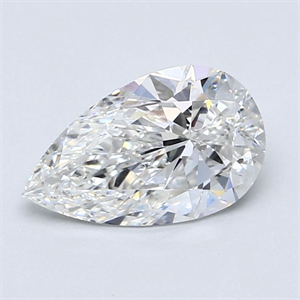 Picture of Natural Diamond 1.80 Carats, Pear with  Cut, F Color, VS2 Clarity and Certified by GIA