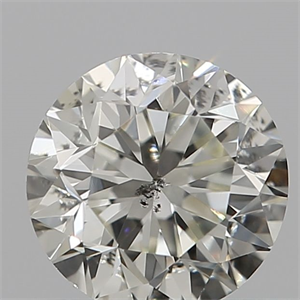 Picture of Natural Diamond 0.50 Carats, Round with Good Cut, J Color, SI2 Clarity and Certified by IGI