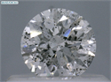 Natural Diamond 0.40 Carats, Round with Very Good Cut, F Color, I1 Clarity and Certified by IGI